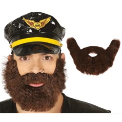 BARBE EPAISSSE CHATAIN 