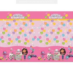 NAPPE PLASTIFIEE GABBYCHAT OU GABBY'S DOLLHOUSE 120 X 180 CM