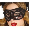 DEMI MASQUE LOUP NOIR DENTELLE 