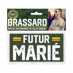 BRASSARD VERT FUTUR MARIE EVG ENTERREMENT DE VIE DE GARCON