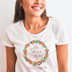 T SHIRT UN EVJF DE FOLIE! LA FUTURE MARIEE TAILLE UNIQUE L
