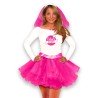 DEGUISEMENT EVJF PARTY ROBE FUTURE MARIEE TUTU ROSE FUCHSIA