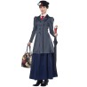 DEGUISEMENT FEMME NOURRICE ANGLAISE ( MARY POPPINS ) TAILLE M
