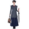 DEGUISEMENT FEMME NOURRICE ANGLAISE ( MARY POPPINS ) TAILLE M