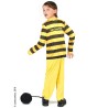 DEGUISEMENT PRISONNIER DALTON ENFANT LUCKY LUKE TAILLE S OU 4-6 ANS