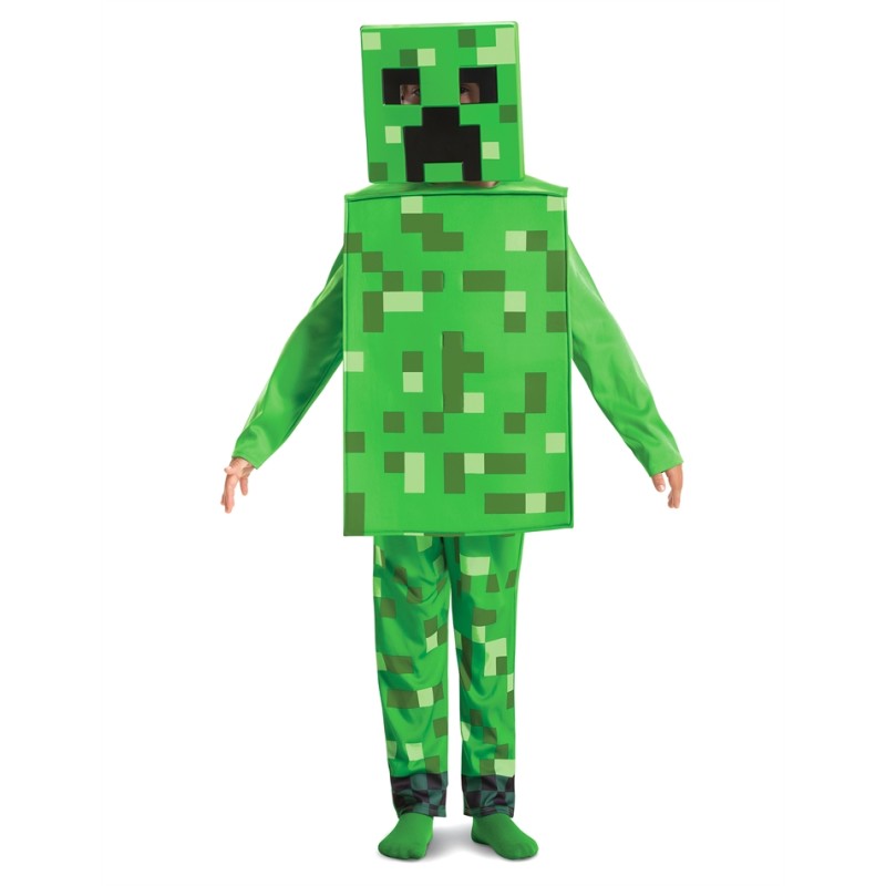 DEGUISEMENT CREEPER CLASSIQUE MINECRAFT TAILLE 4-6 ANS