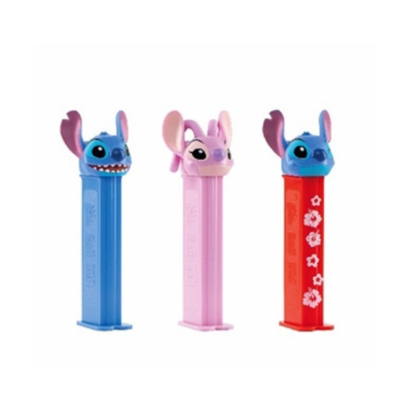 1 DISTRIBUTEUR BONBON PEZ STITCH + 1 RECHARGE PAS LE CHOIX DU MODELE