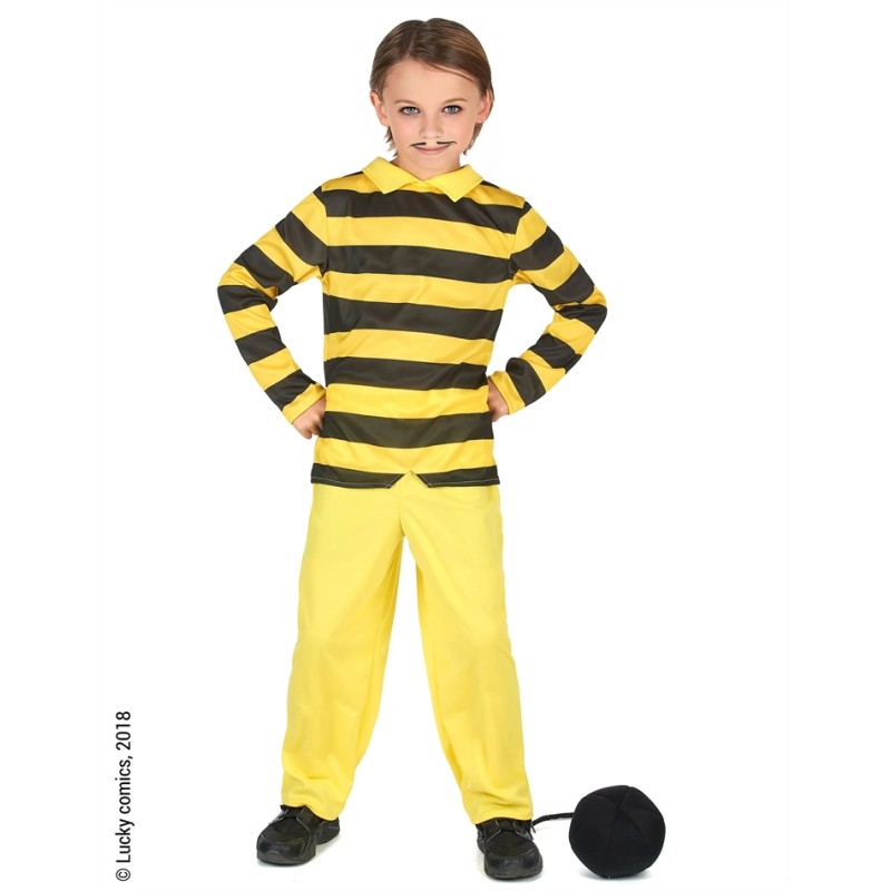 DEGUISEMENT DALTON TAILLE 7/9 ANS TUNIQUE PANTALON BOULET