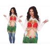 TABLIER HAWAI FEMME PASTEQUES ET PAGNE