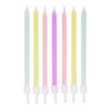 16 BOUGIES PASTEL 14.5 CM 