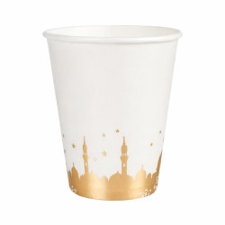 10 GOBELETS CARTONS EID MUBARAK 25 CL 