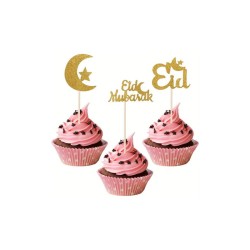 24 PICKS A DECORATIONS POUR GATEAUX EID MUBARAK 