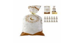 12 SACHETS A GATEAUX OU BONBONS EID MUBARAK 12 X 27 CM 