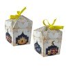 2 BOITES CADEAU EN CARTON EID MUBARAK 17 X 13 CM 