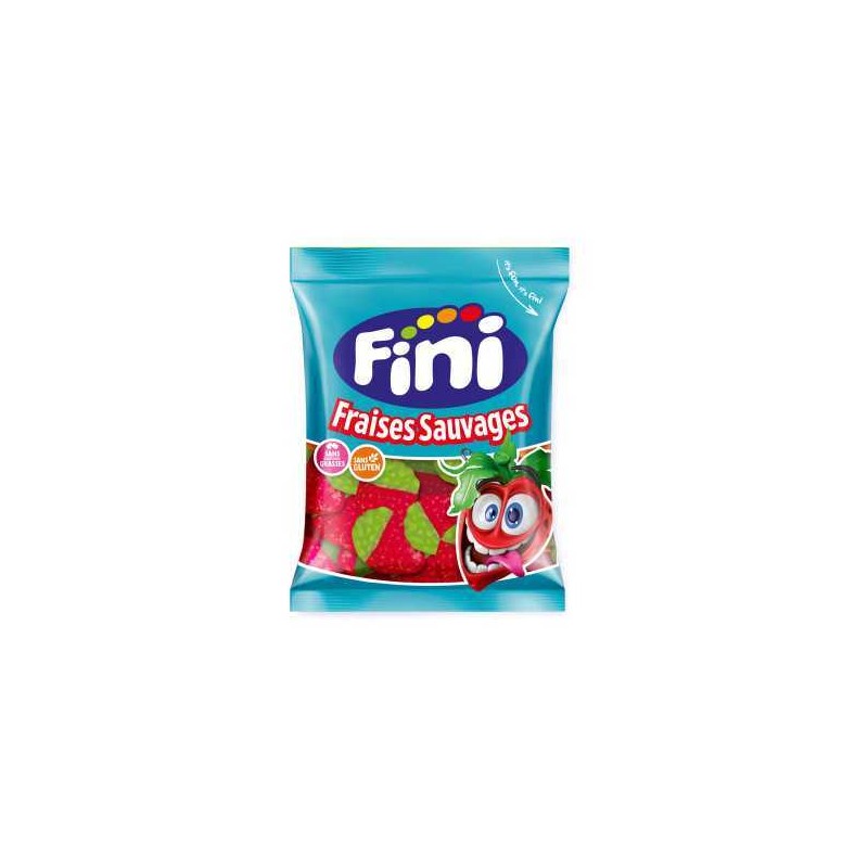 BONBON FINI FRAISES SAUVAGES GARANTIE HALAL ET SANS GLUTEN SANS MATIERE GRASSE