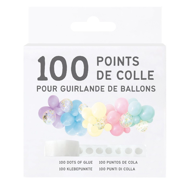 ROULEAU 100 POINTS DE COLLE POUR BALLON 