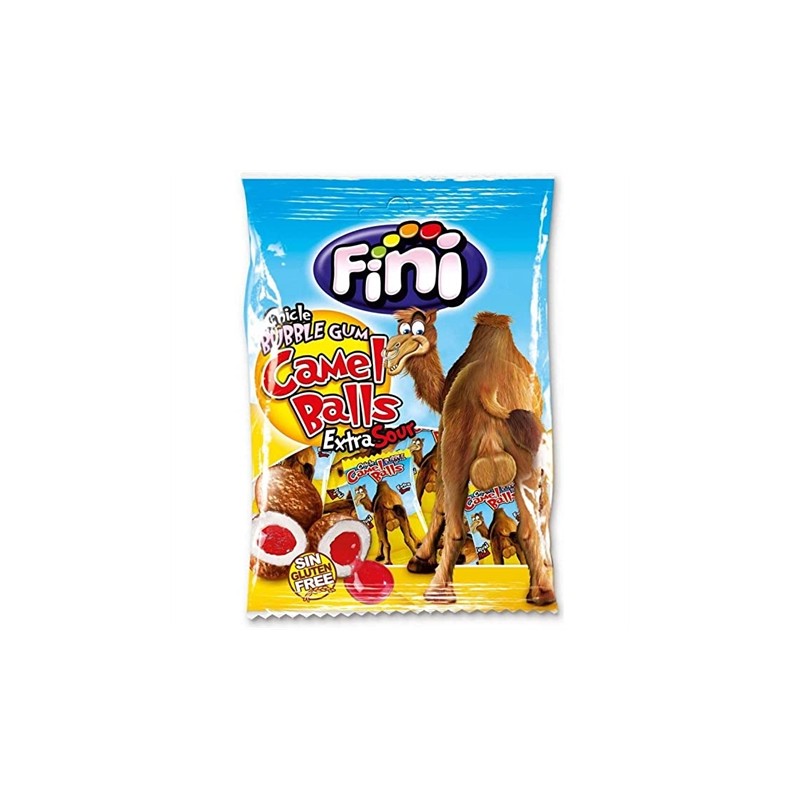 BONBON FINI BUBBLE GUM CAMEL BALLS GARANTIE HALAL ET SANS GLUTEN