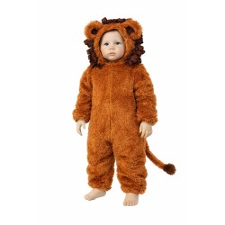 DEGUISEMENT LION POILU TOUT DOUX COMBINAISON A CAPUCHE TAILLE 104