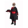 DEGUISEMENT ZORRO ROUGE ET NOIR TAILLE 3/5 ANS