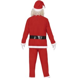 DEGUISEMENT PERE NOEL CHAPEAU TUNIQUE CEINTURE PANTALON HOMME TAILLE S