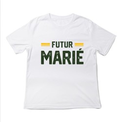 T-SHIRT FUTUR MARIE POUR EVG OU ENTERREMNT DE VIE DE GARCON