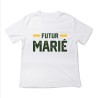 T-SHIRT FUTUR MARIE POUR EVG OU ENTERREMNT DE VIE DE GARCON