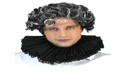 COLERETTE BAROQUE NOIRE OU FRAISE NOIRE