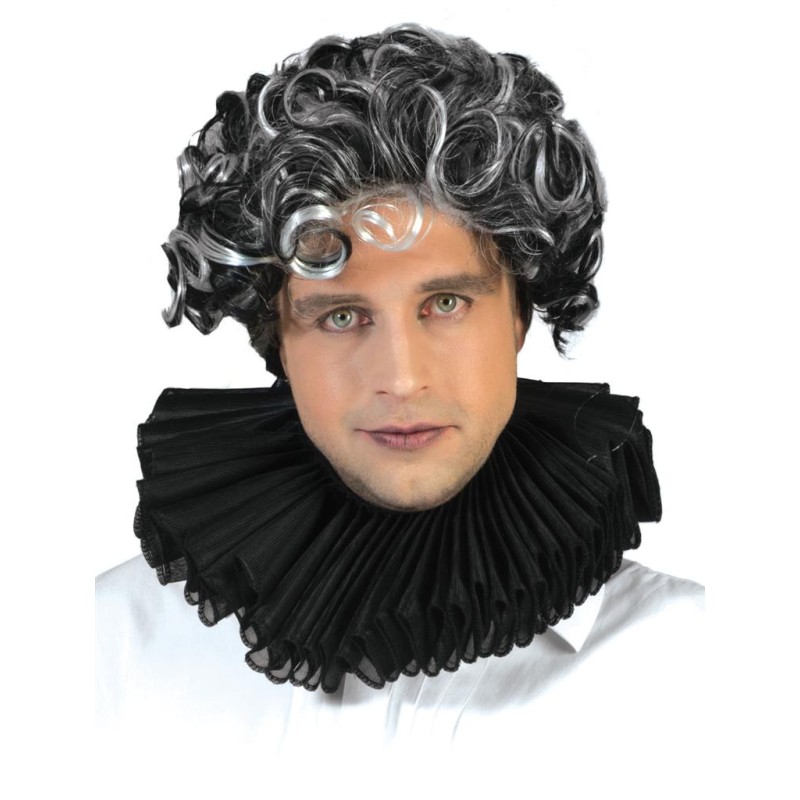 COLERETTE BAROQUE NOIRE OU FRAISE NOIRE