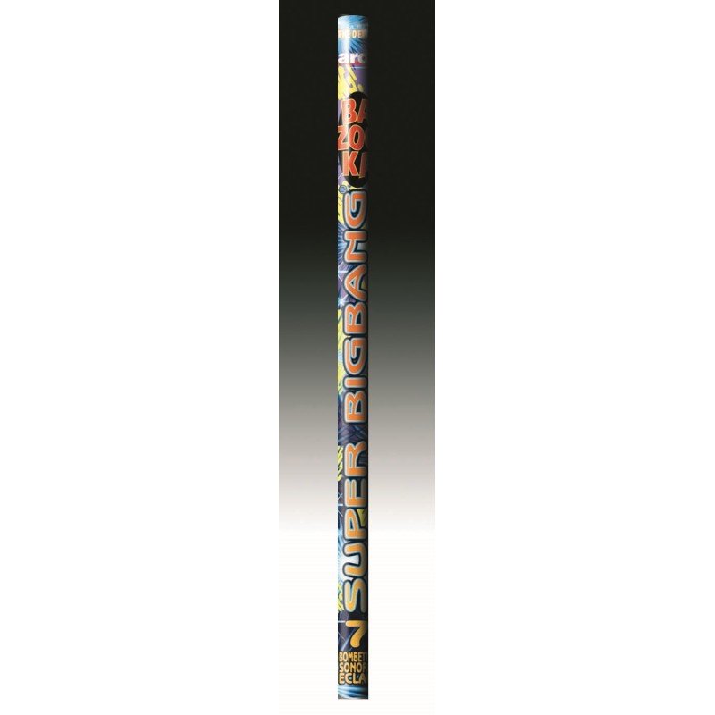 4 CHANDELLES SUPER BIG BANG 7 BOMBETTES SONORES ECLAIR