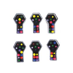 6 JEUX PUZZLE CASSE TETE BILLE 5 CM