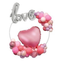 CERCEAU ARGENTE 60 CM 