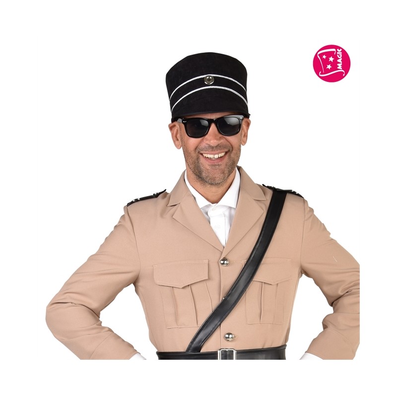 CASQUETTE GENDARME A ST TROPEZ EN TISSU
