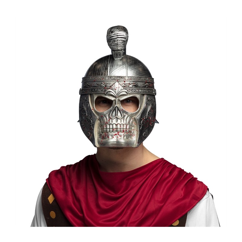CASQUE ROMAIN AVEC MASQUE TETE DE MORT SKULL 