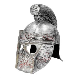 CASQUE ROMAIN AVEC MASQUE TETE DE MORT SKULL 