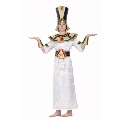 DEGUISEMENT PHARAONE BLANCHE TAILLE 140