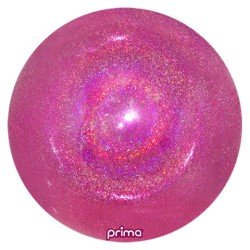 BALLON BULLE PAILLETTES ROSE FUCHSIA 51 CM