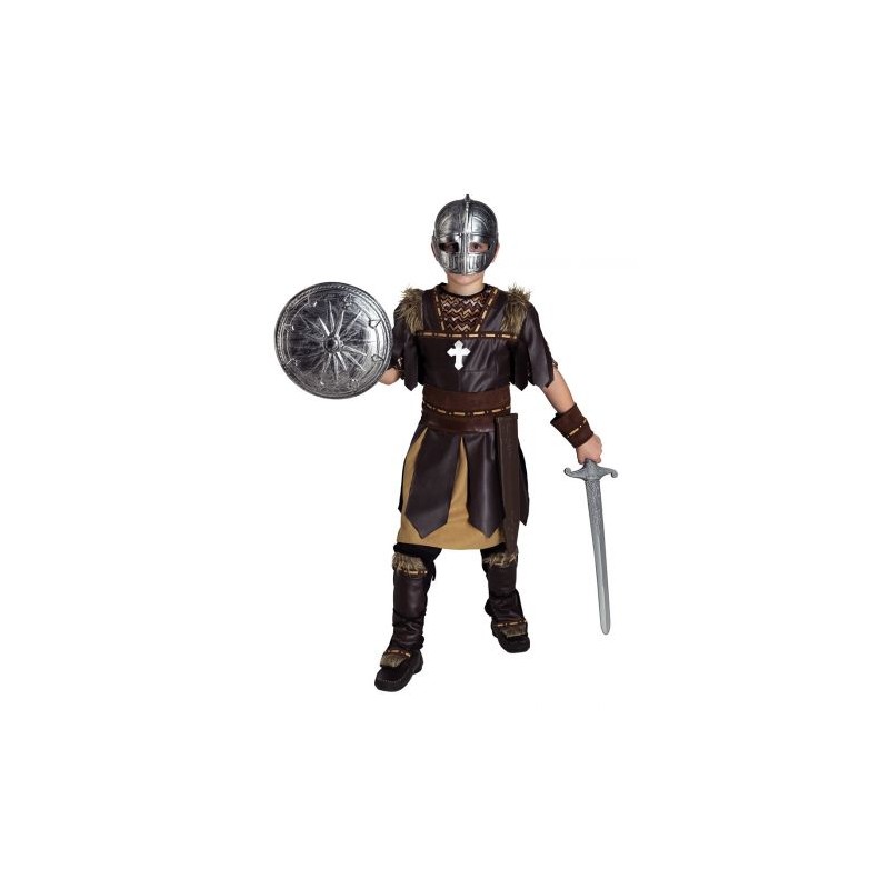 DEGUISEMENT GLADIATOR MARRON TAILLE 8 ANS