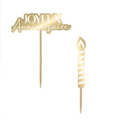 PICS DECO PARTY DORÉ JOYEUX ANNIVERSAIRE