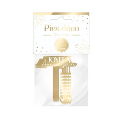 PICS DECO PARTY DORÉ JOYEUX ANNIVERSAIRE