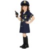 DEGUISEMENT FILLE POLICE ROBE TAILLE 7-9 ANS
