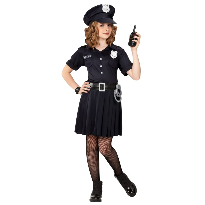 DEGUISEMENT FILLE POLICE TAILLE 116 CM