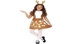 DEGUISEMENT FILLE ROBE RENNE TAILLE 5-6 ANS