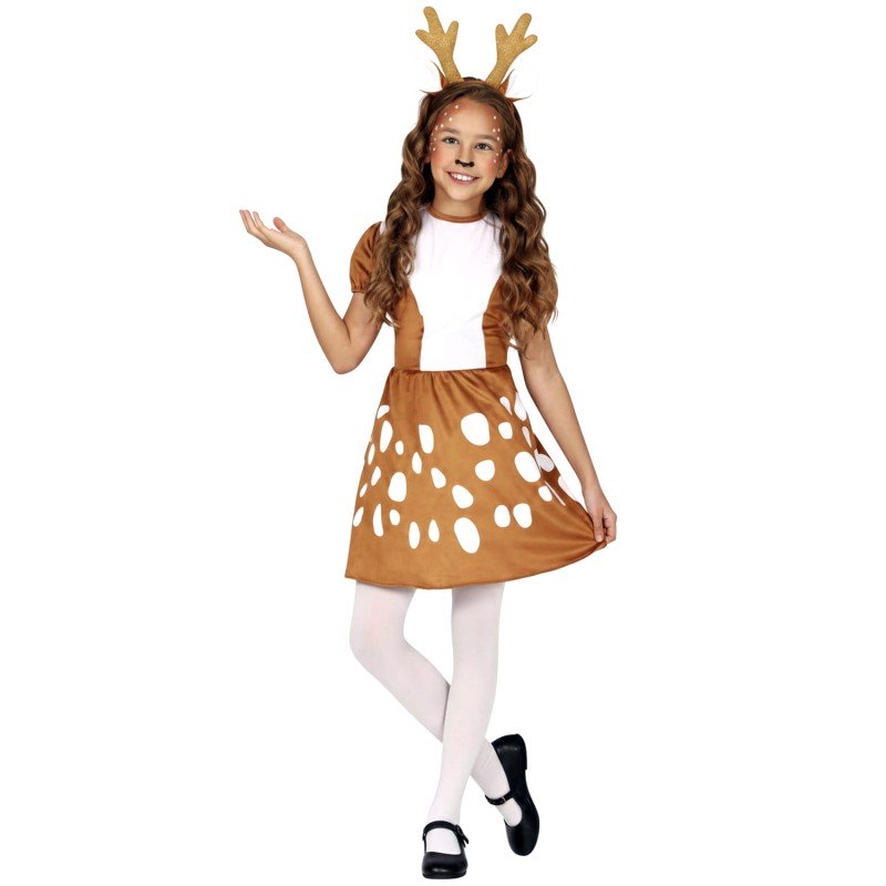 DEGUISEMENT FILLE ROBE RENNE TAILLE 5-6 ANS