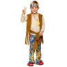 DEGUISEMENT GARCON HIPPIE BOY PEACE AND LOVE TAILLE 8-10 ANS
