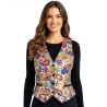 DEGUISEMENT GILET MADAME LOYAL TAILLE XL MULTICOLORE