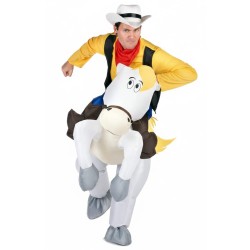 DEGUISEMENT GONFLABLE JOLLY JUMPER CHEVAL BLANC LUCKY LUKE