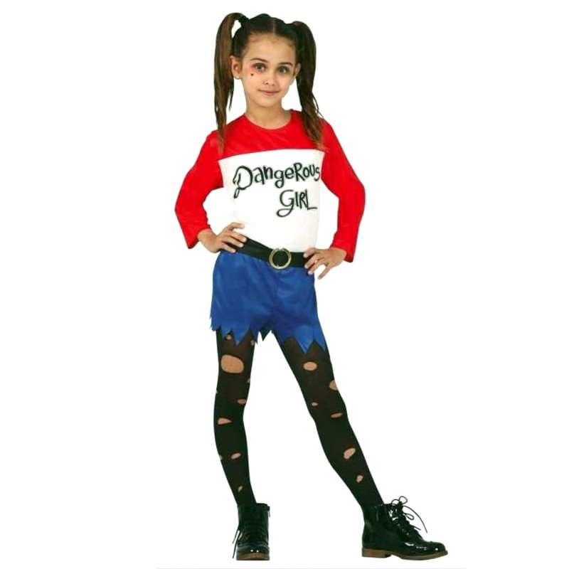 DEGUISEMENT HALLOWEEN ENFANT FILLE CRAZY TAILLE 7-9 ANS 