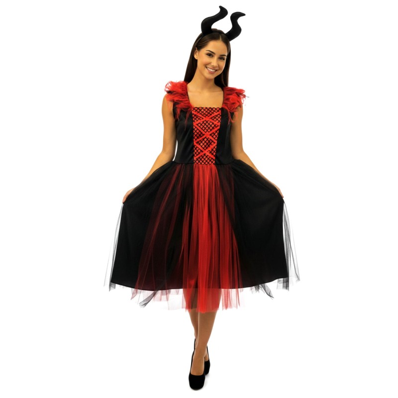 DEGUISEMENT HALLOWEEN FEMME SORCIERE MALEFIQUE TAILLE S-M