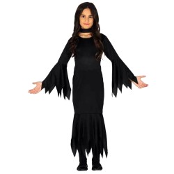 DEGUISEMENT HALLOWEEN SORCIERE VAMPIRE NOIR TAILLE 5-6 ANS 