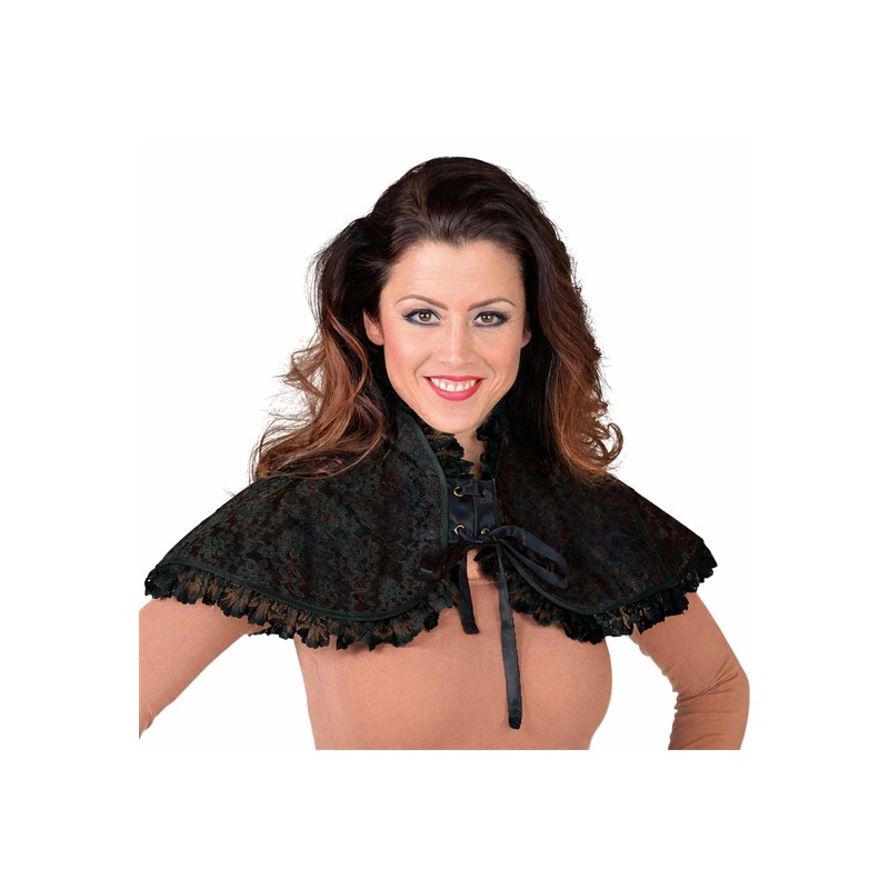 FAUX-COL EN DENTELLE NOIR 